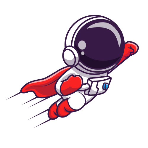 Kepler Revise astronaut illustration